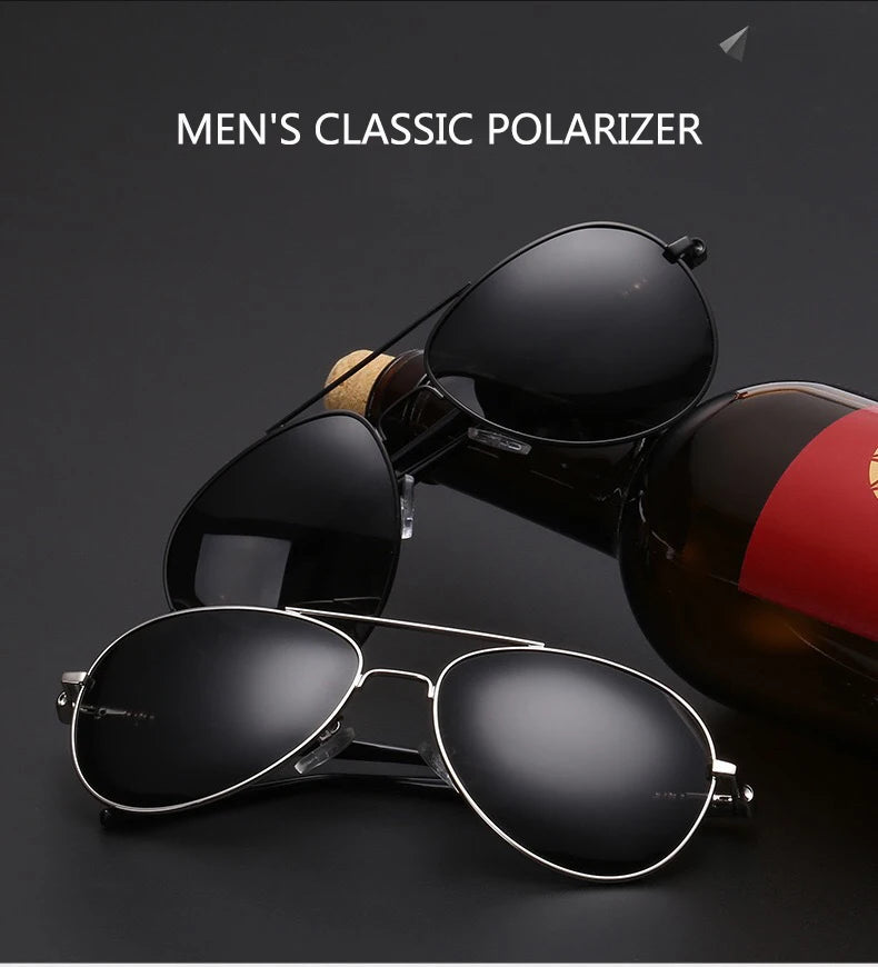 Vintage Metal Aviator Sunglasses – Celebrity-Inspired Lightweight Frame