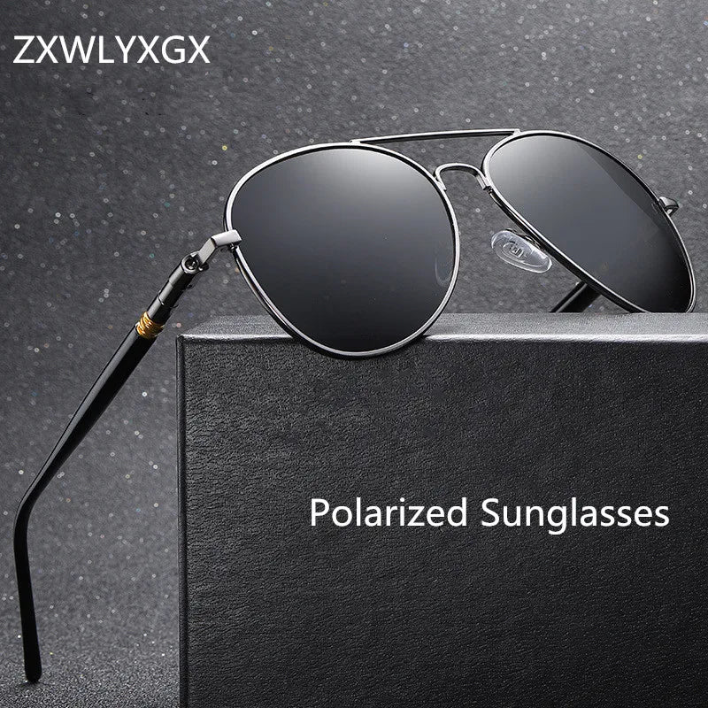 Vintage Metal Aviator Sunglasses – Celebrity-Inspired Lightweight Frame