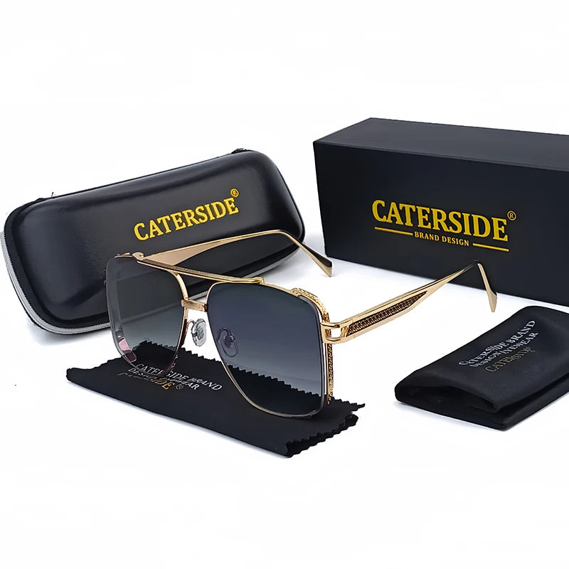 Retro Aviator Sunglasses – Celebrity-Inspired Casual Icon